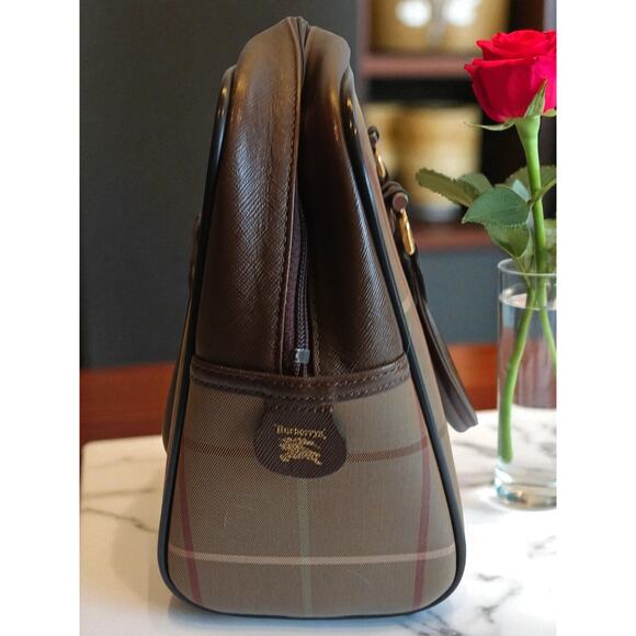 Burberry Khaki Vintage Boston Mini Handbag - Picture 6 of 16